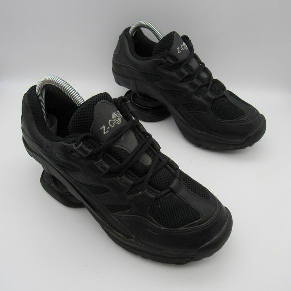 ZCoil Shoes Zcoil Black Leather Womens Orthopedic Shoes Size Us 8